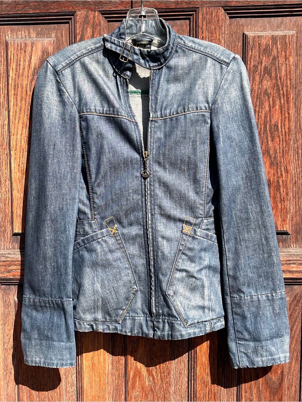 Lee X-Line cut out zip front jacket